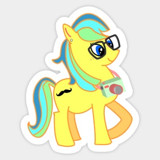 My Little Hipster - Yellow Sticker